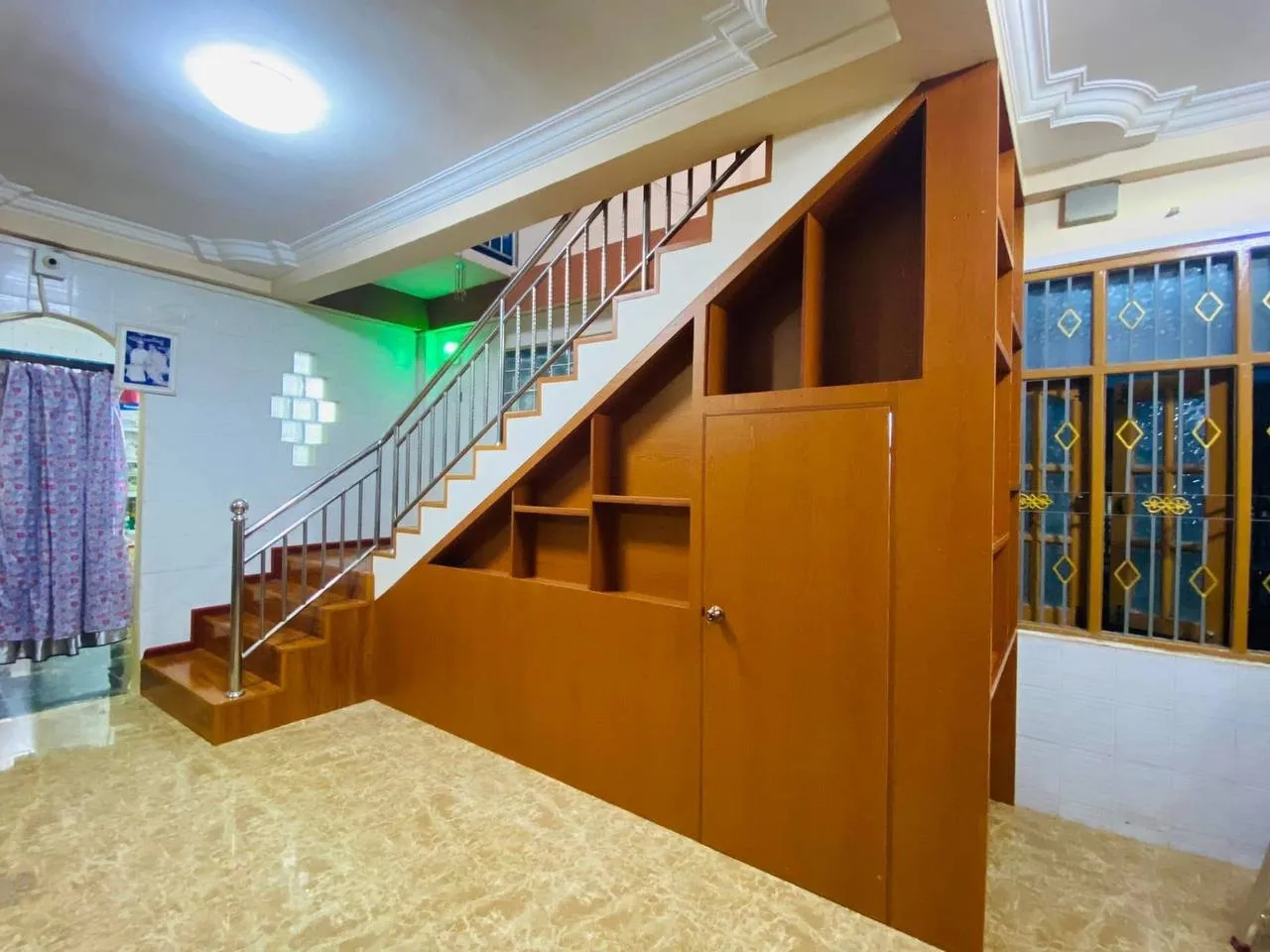 North Dagon Stair Case Partation, interior project in Yangon